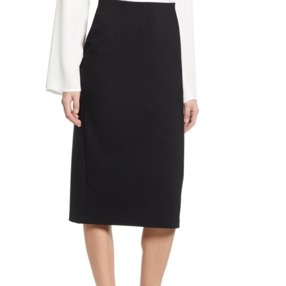HALOGEN Woman black pencil skirt size 4